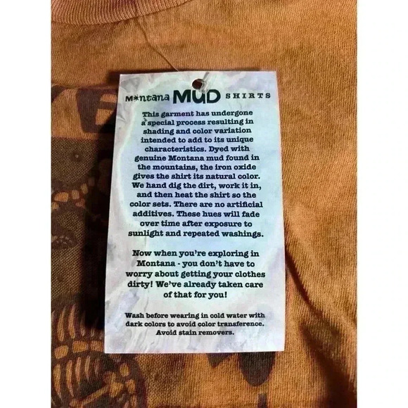 Size 2 Montana Mud Shirt Dyed In The Dirt Dinosaur T Shirt - Picture 4 of 6